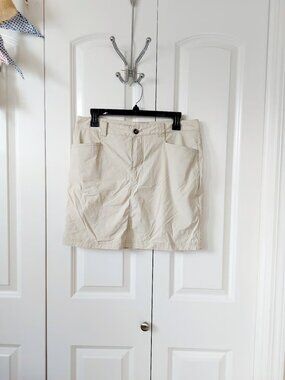 Khaki Skort athletic Eddie Bauer  Travel, hiking, athletic